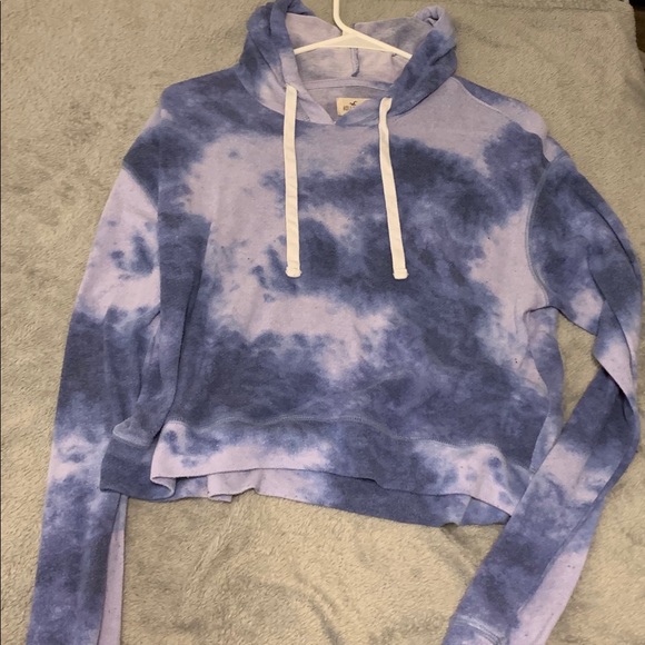 tie dye hoodie hollister